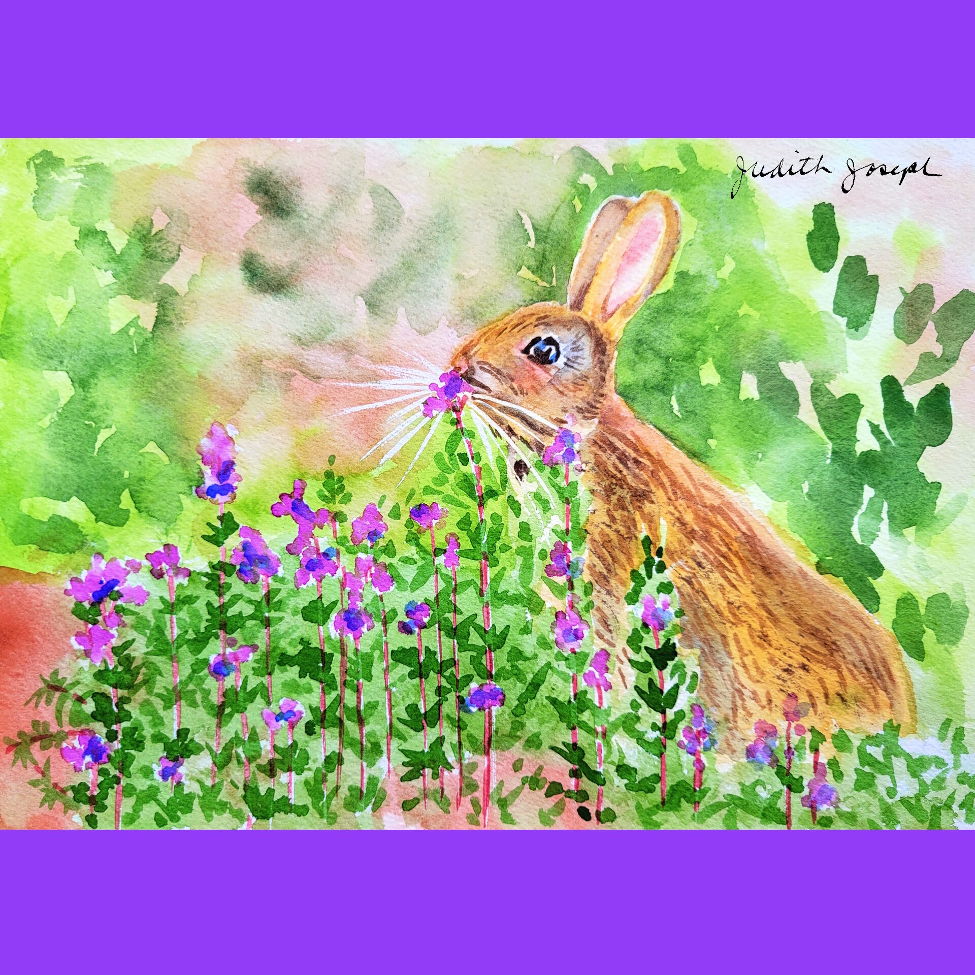 Happy Easter to all who celebrate! #watercolor  #easterbunny  #watercolorinstruction #happyeaster