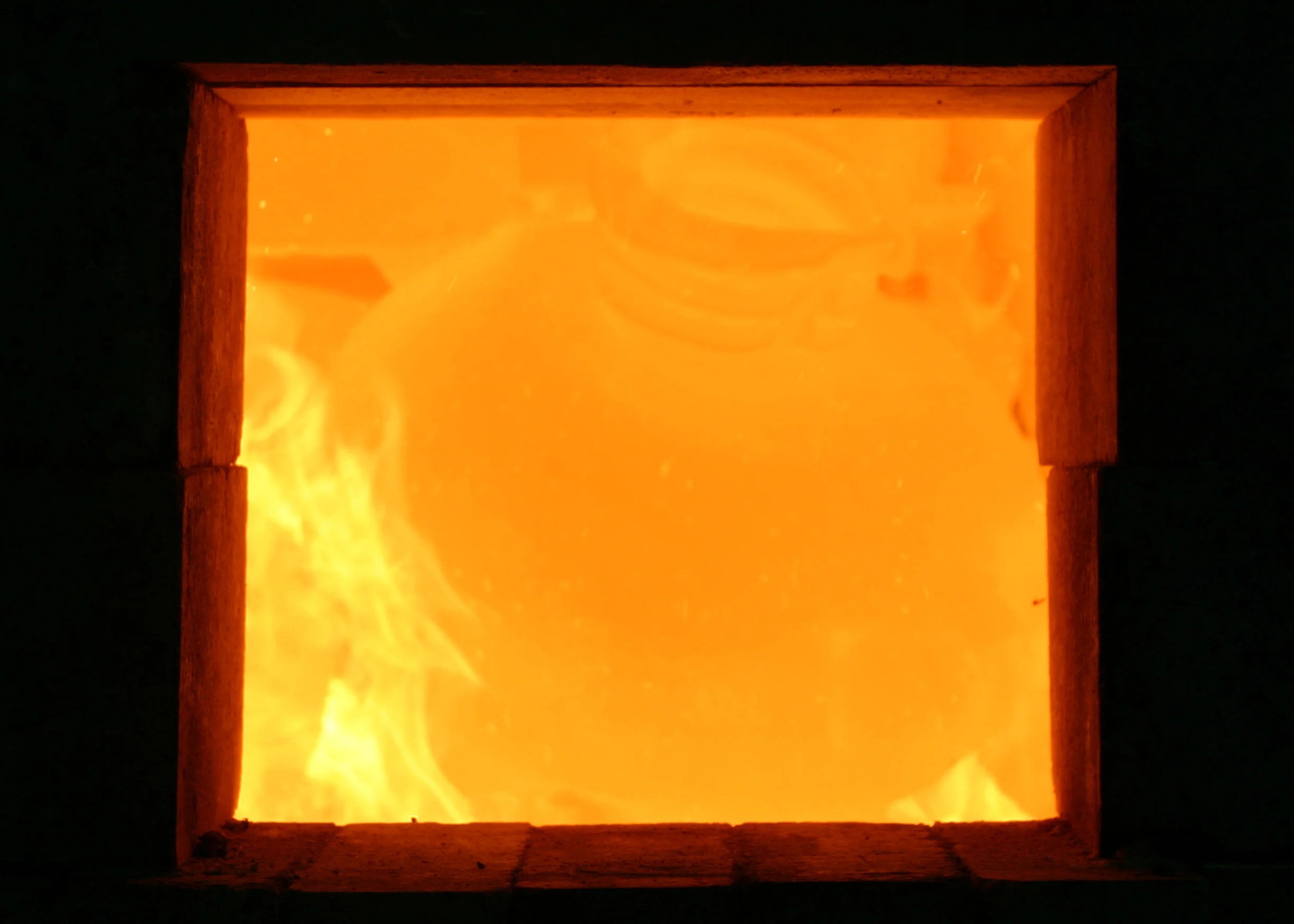 Through the stoke hole