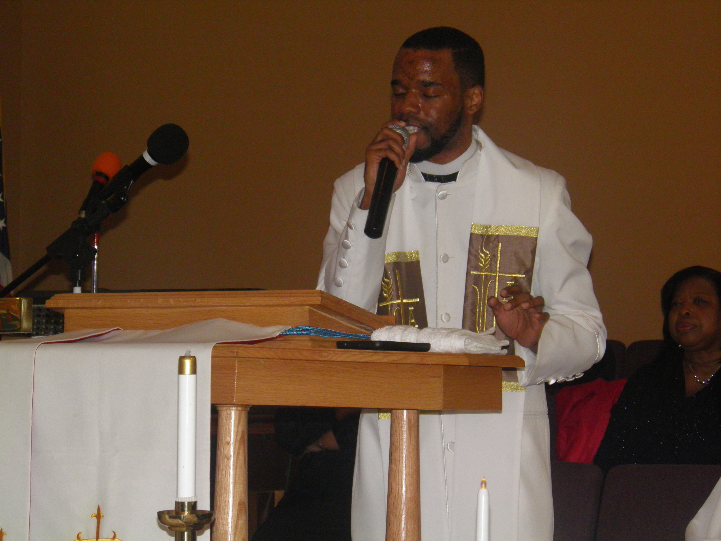 Pastor Tiggs preaching All Saints Day!!