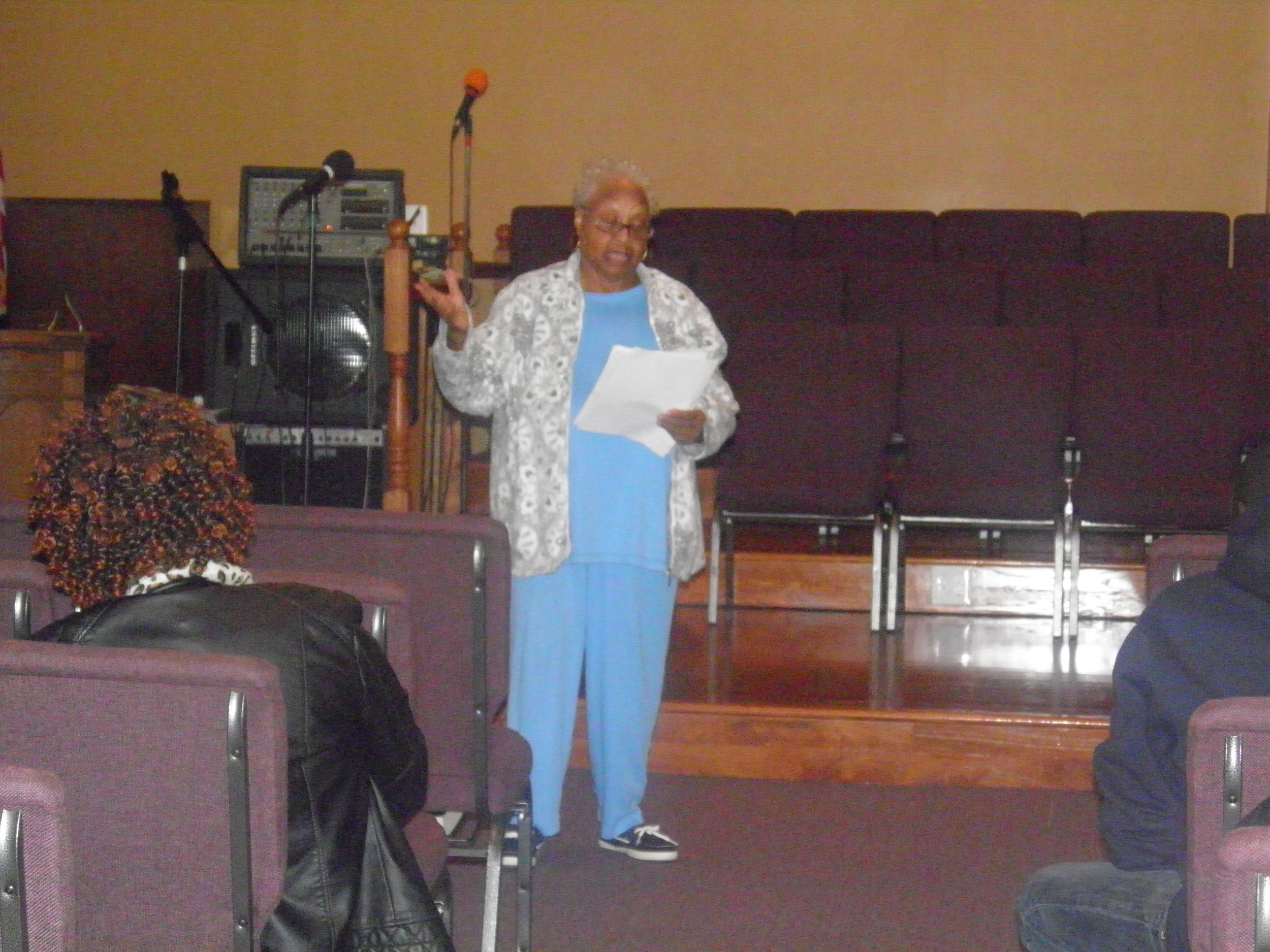 Sis. Irma Roberts of Williams Temple
