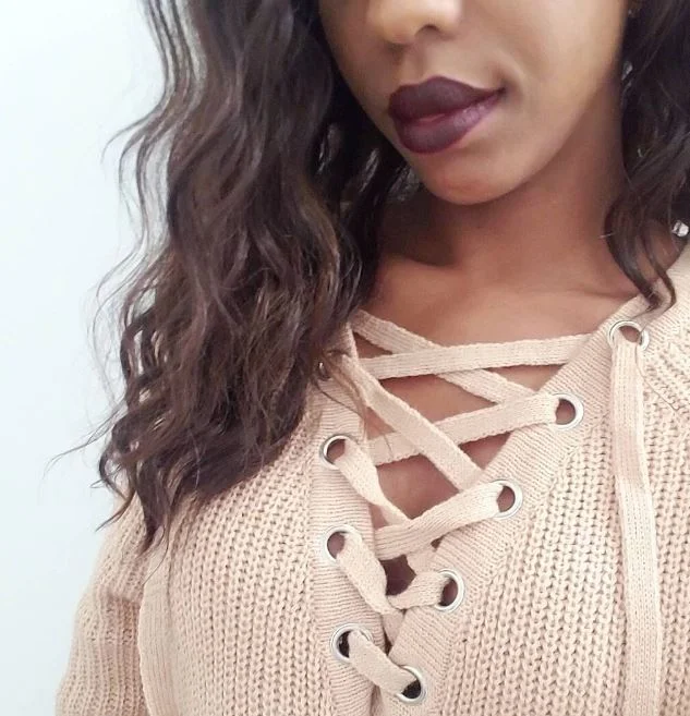 The sweater Romwe called a dress
