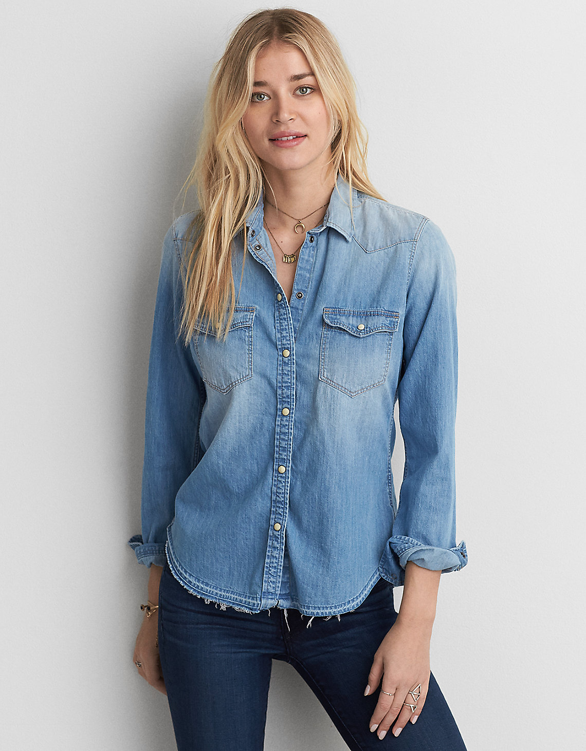 AEO Slim Fit Denim Shirt.jpg