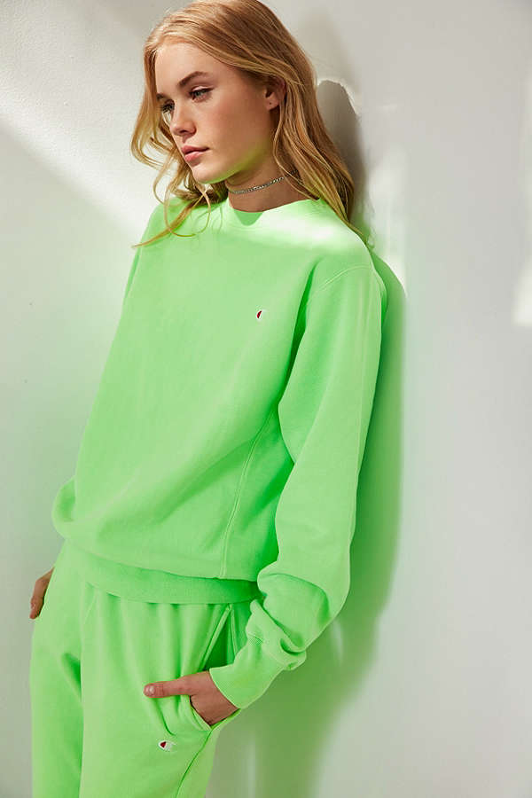 Champion UO Neon Green Hoodie Sweatshirt.jpg