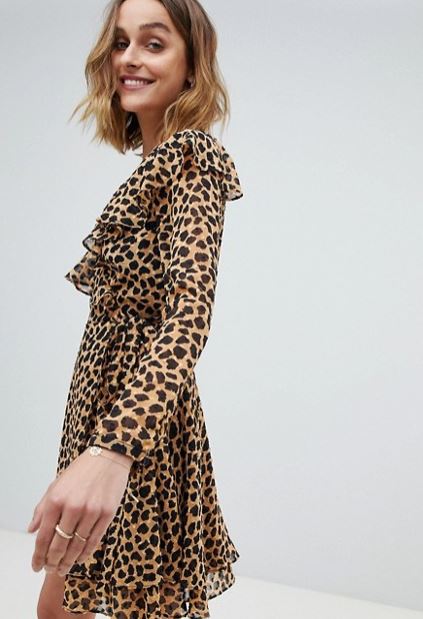 Asos Leopard Print Wrap Dress.JPG