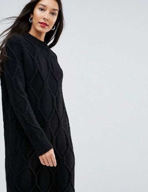 Asos Cable Knit Sweater Dress.JPG