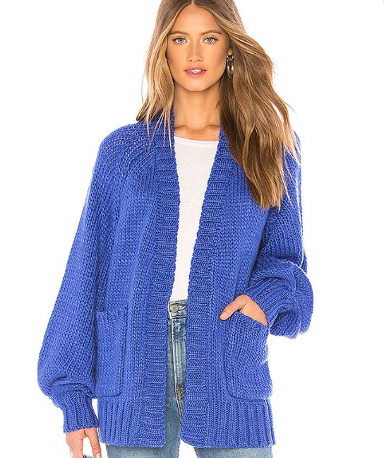 Revolve Blue Knit Cardigan.JPG