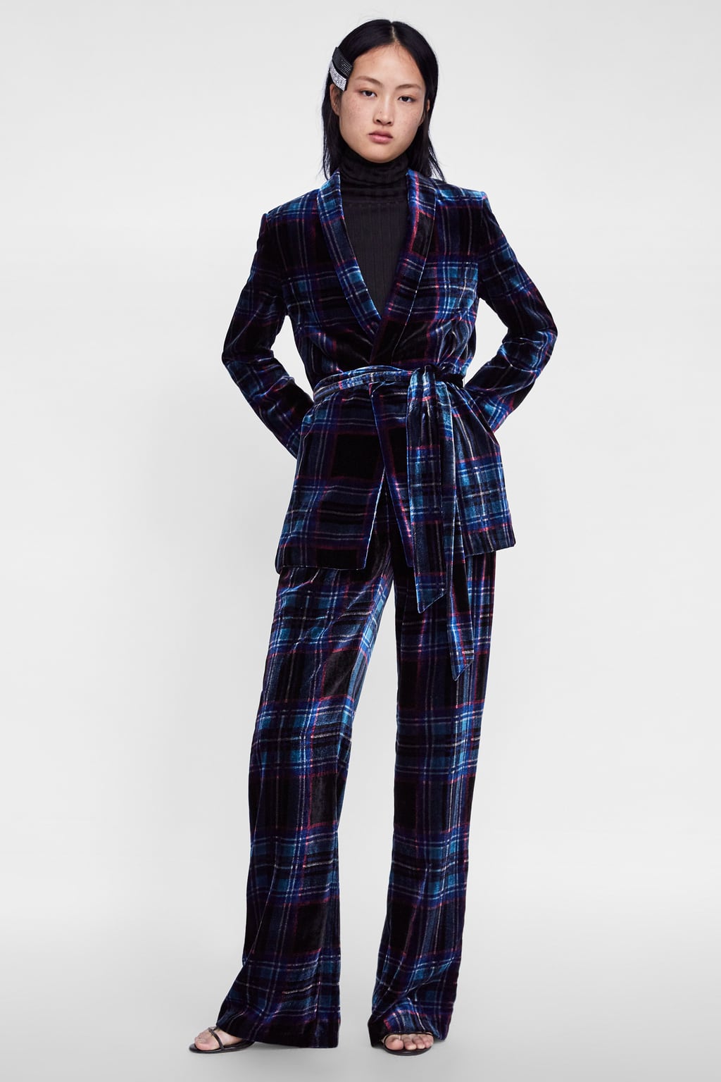 Zara Plaid Velvet Suit.jpg