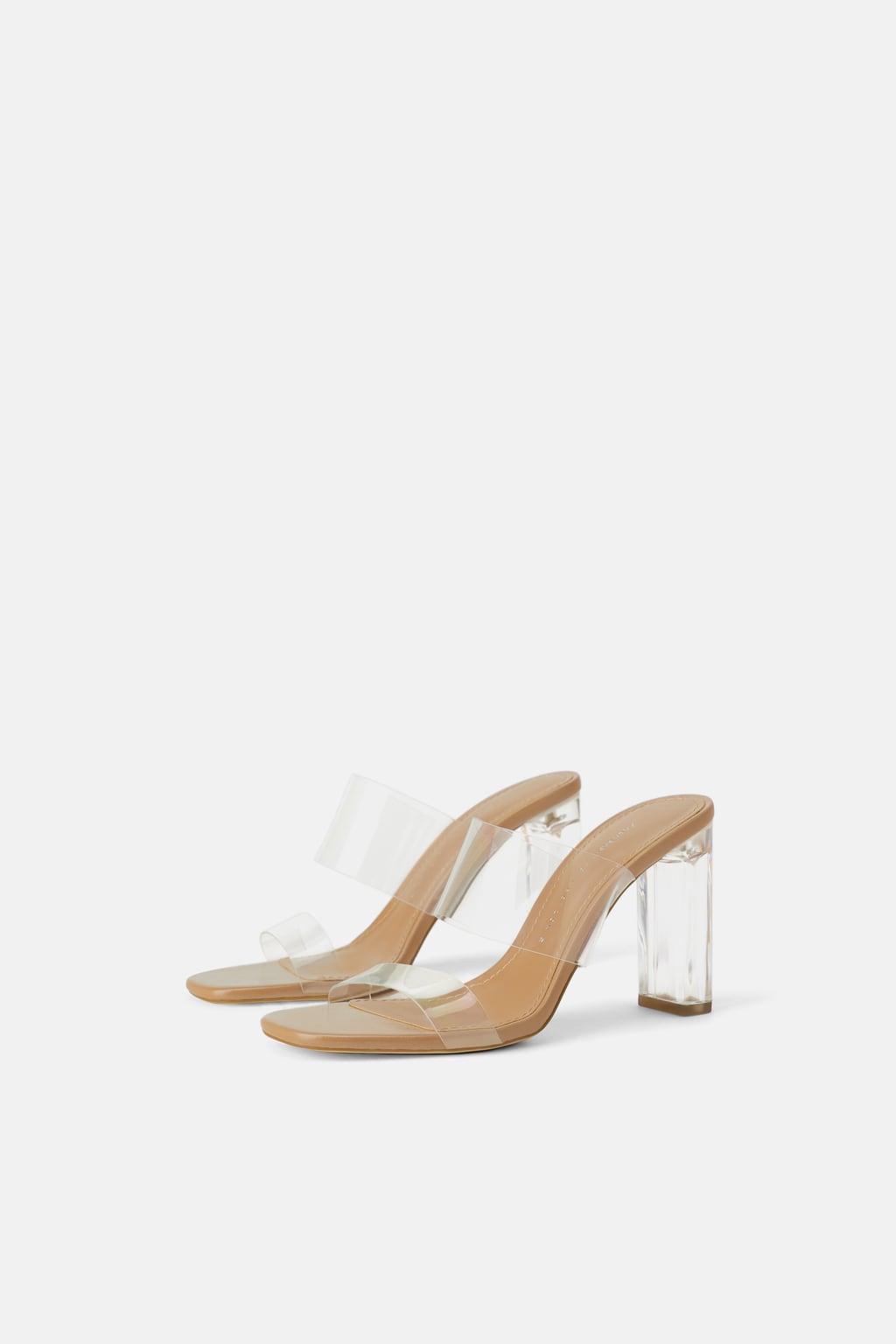 Zara Vinyl Block Heel Sandals.jpg