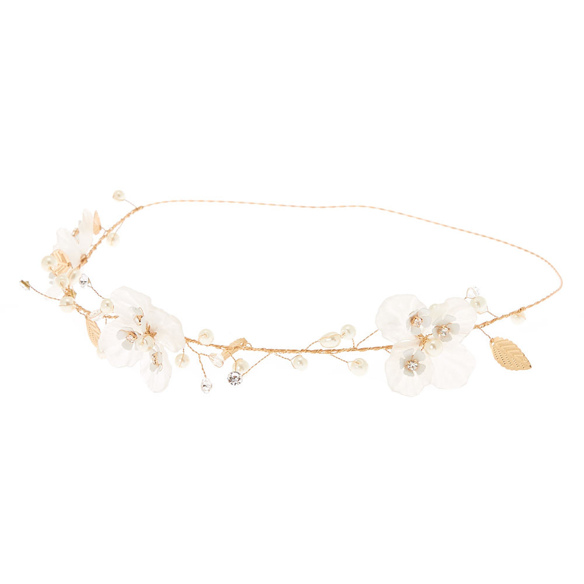 Pearl and Gold Flower Headband.jpg