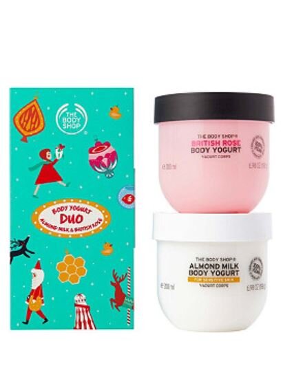 The Body Shop Almond Milk & British Rose Body Yogurt Duo.JPG
