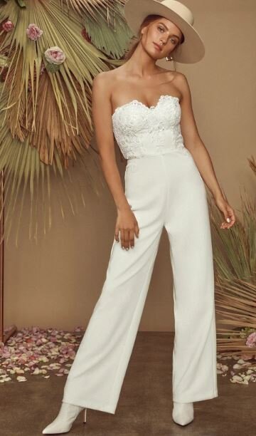 All Your Heart White Lace Strapless Jumpsuit.JPG