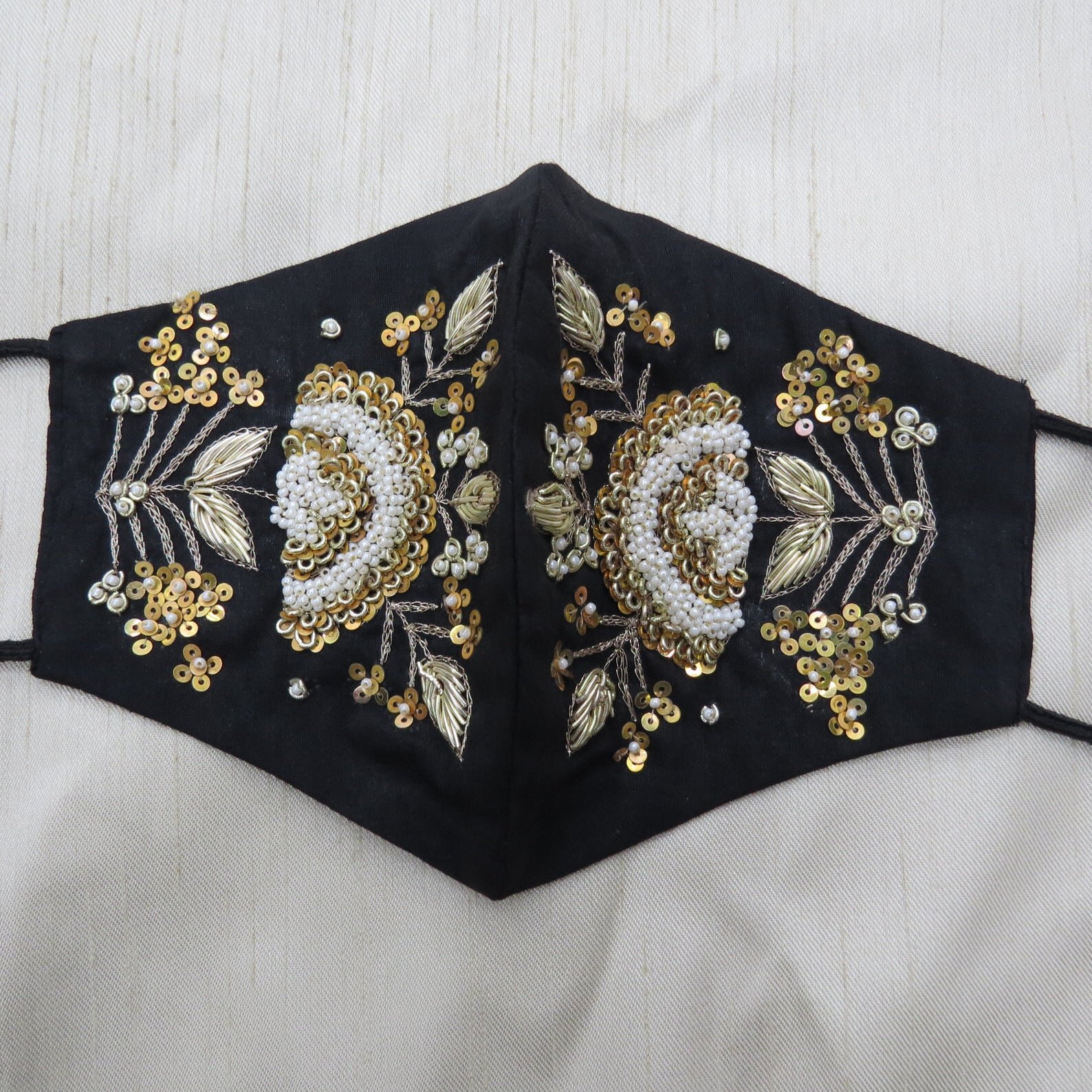 Gold and Pearl Embroidered Face Mask.jpg