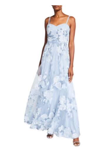 Pastel Blue Sleeveless Embroidered Gown w Draped Corset Bodice.JPG