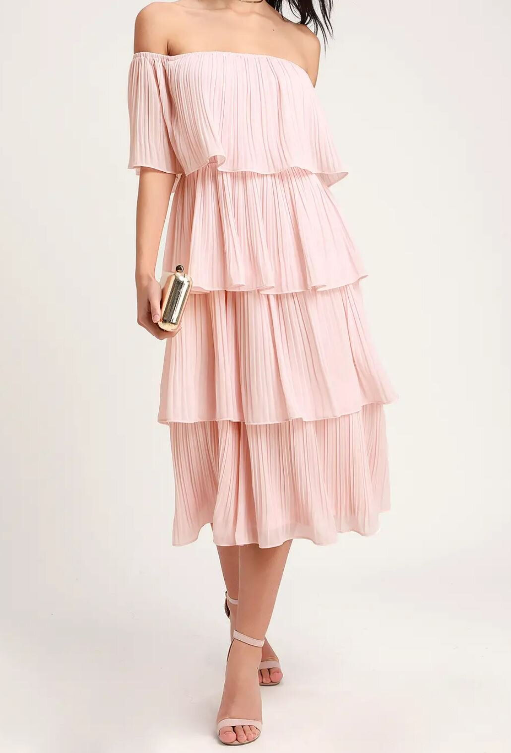 Blush Pink Tiered Ruffle Dress.JPG