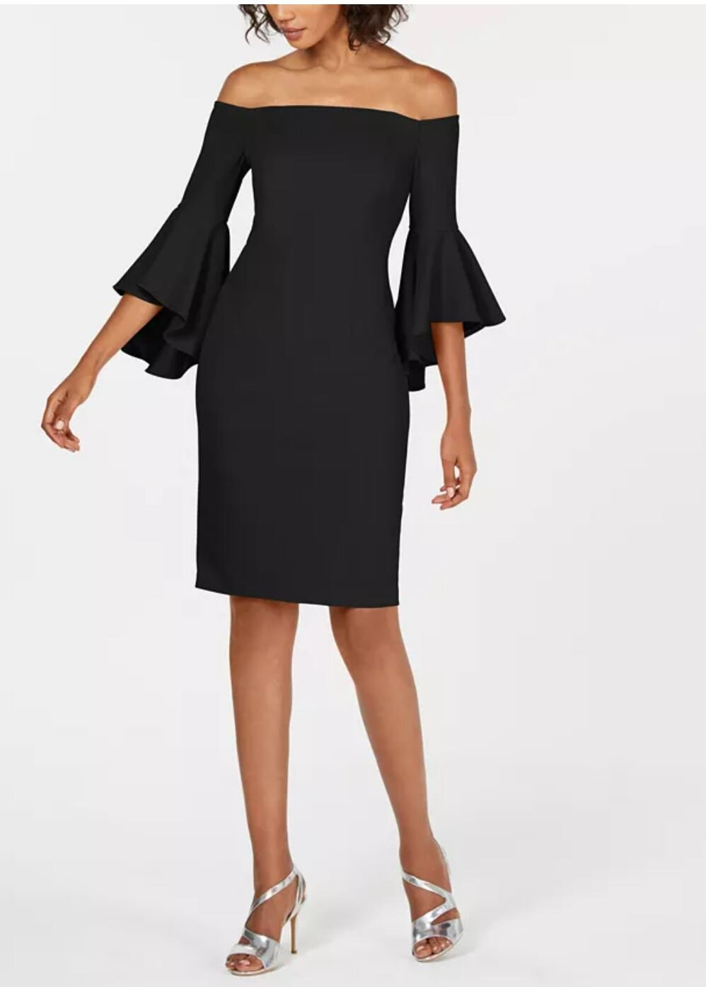 Calvin Klein Off-The-Shoulder Sheath Dress.JPG