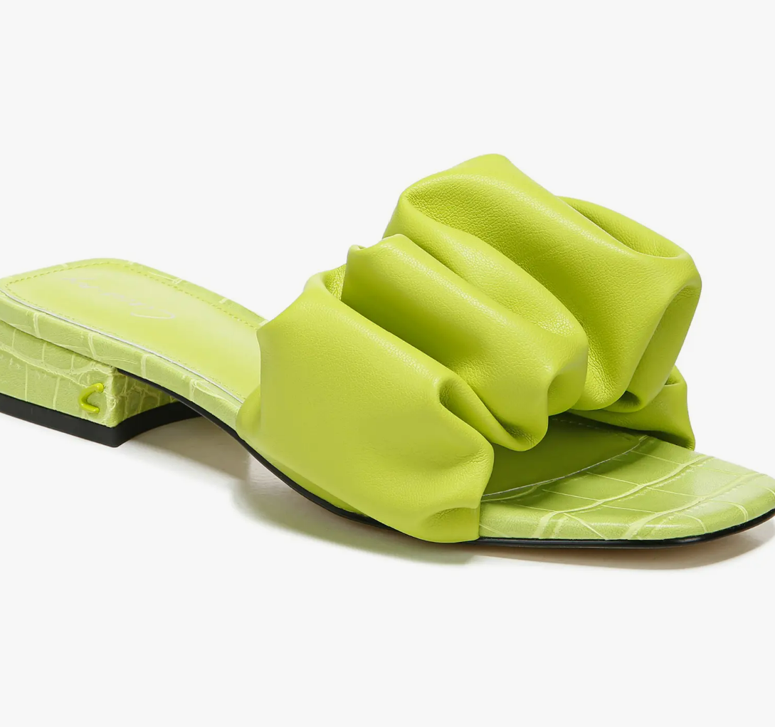 Janis Slide Sandal Lime Green.png