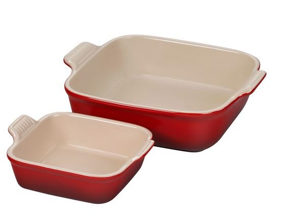 Le Creuset Square Bakers, Set Of 2.JPG