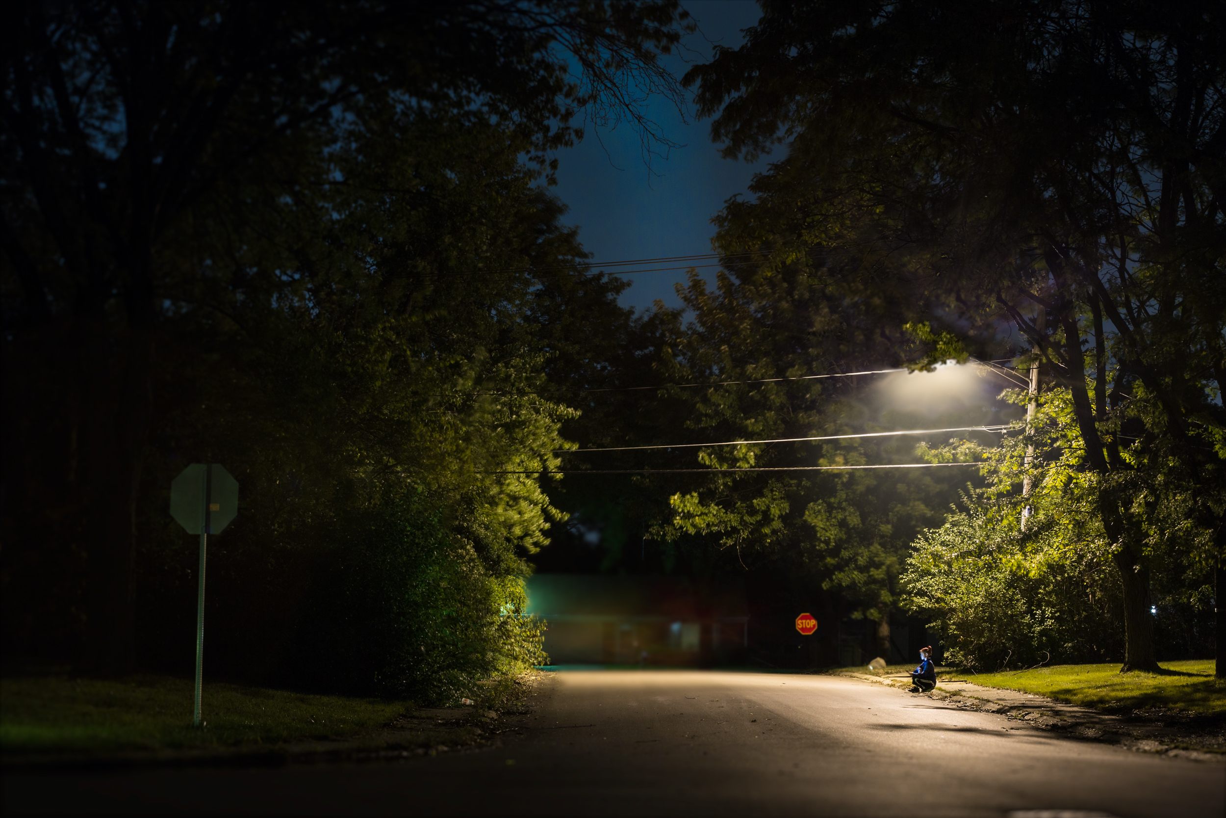 Pembrook and Surrey at night with Kalen