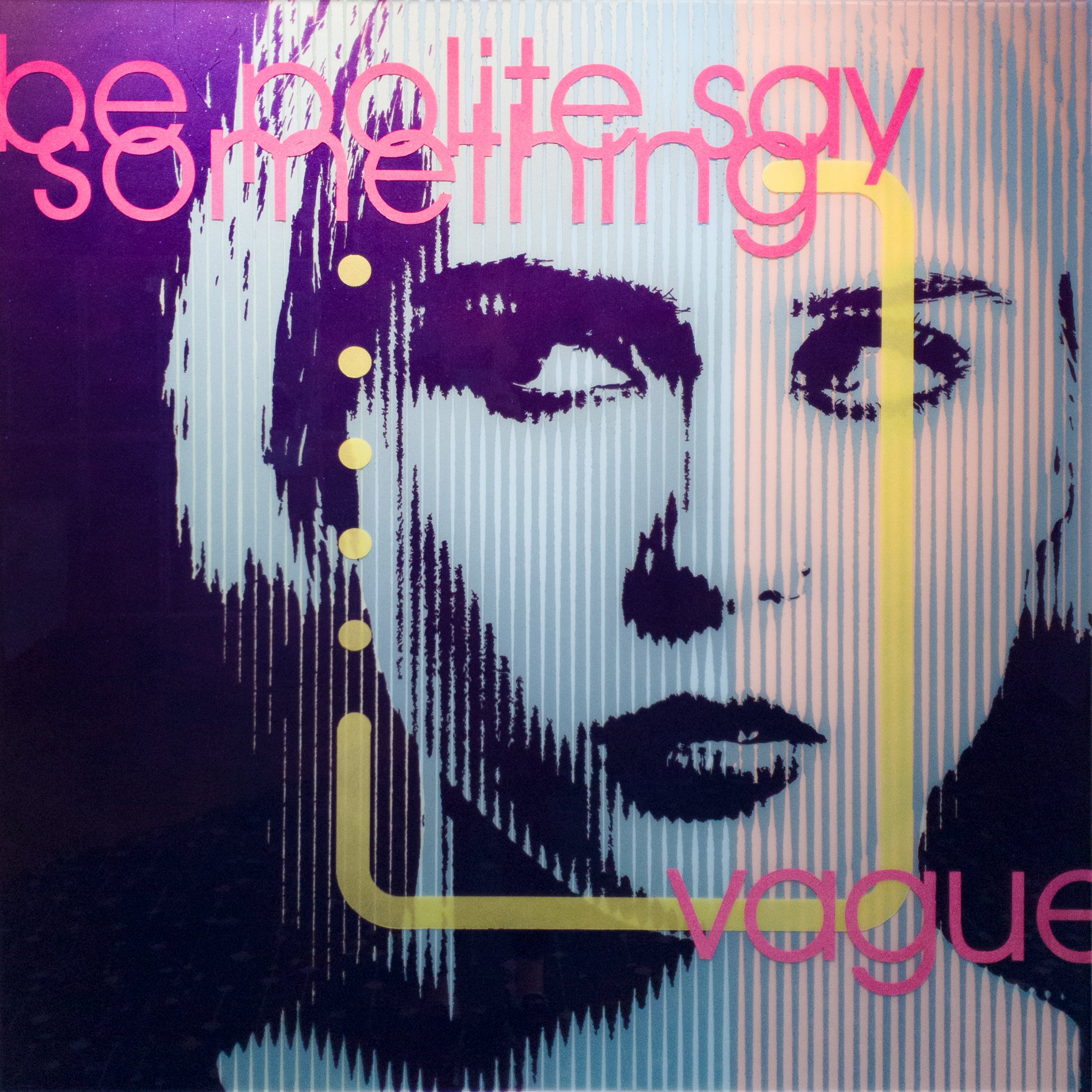 be polite say something vague 40" with resin 