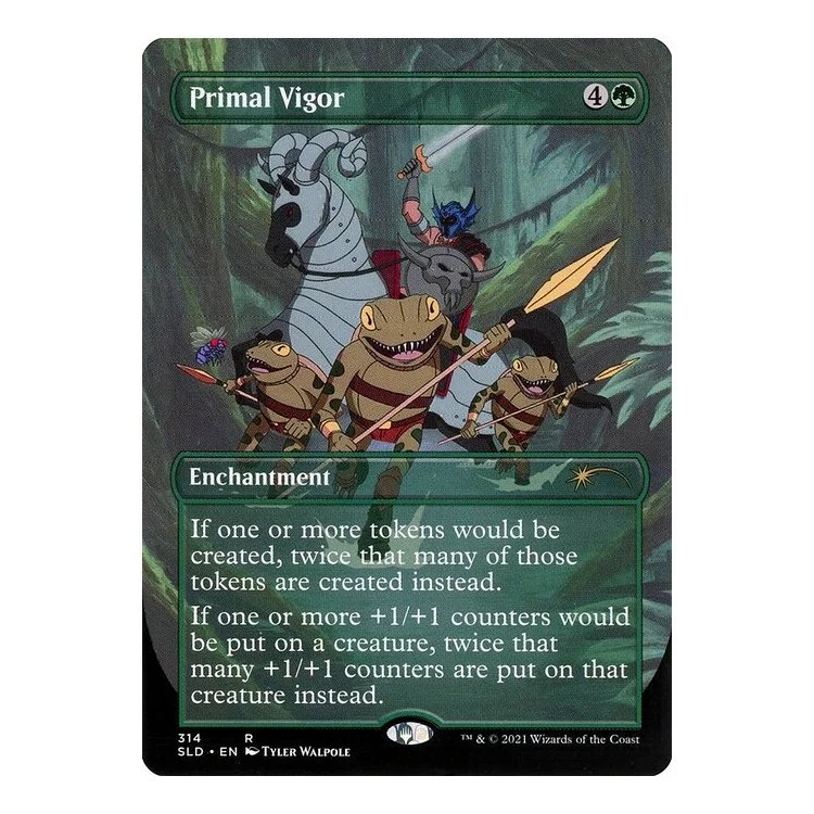 Primal Vigor (Saturday Morning D&D Secret Lair) — Tyler Walpole
