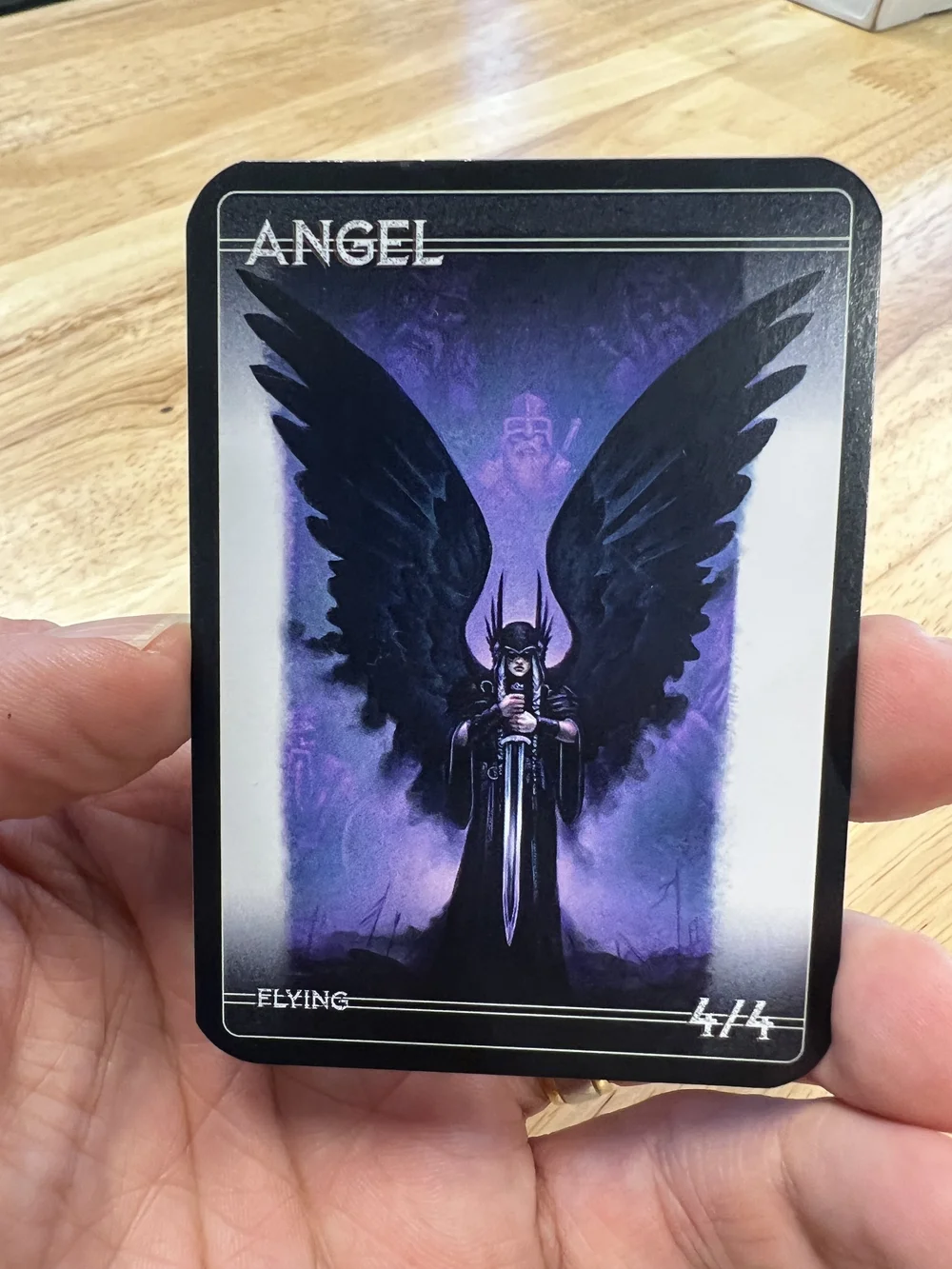 mtg zendikar expeditions booster box Angel // Human Soldier Double-Sided Token [Double Masters Tokens] main image 1