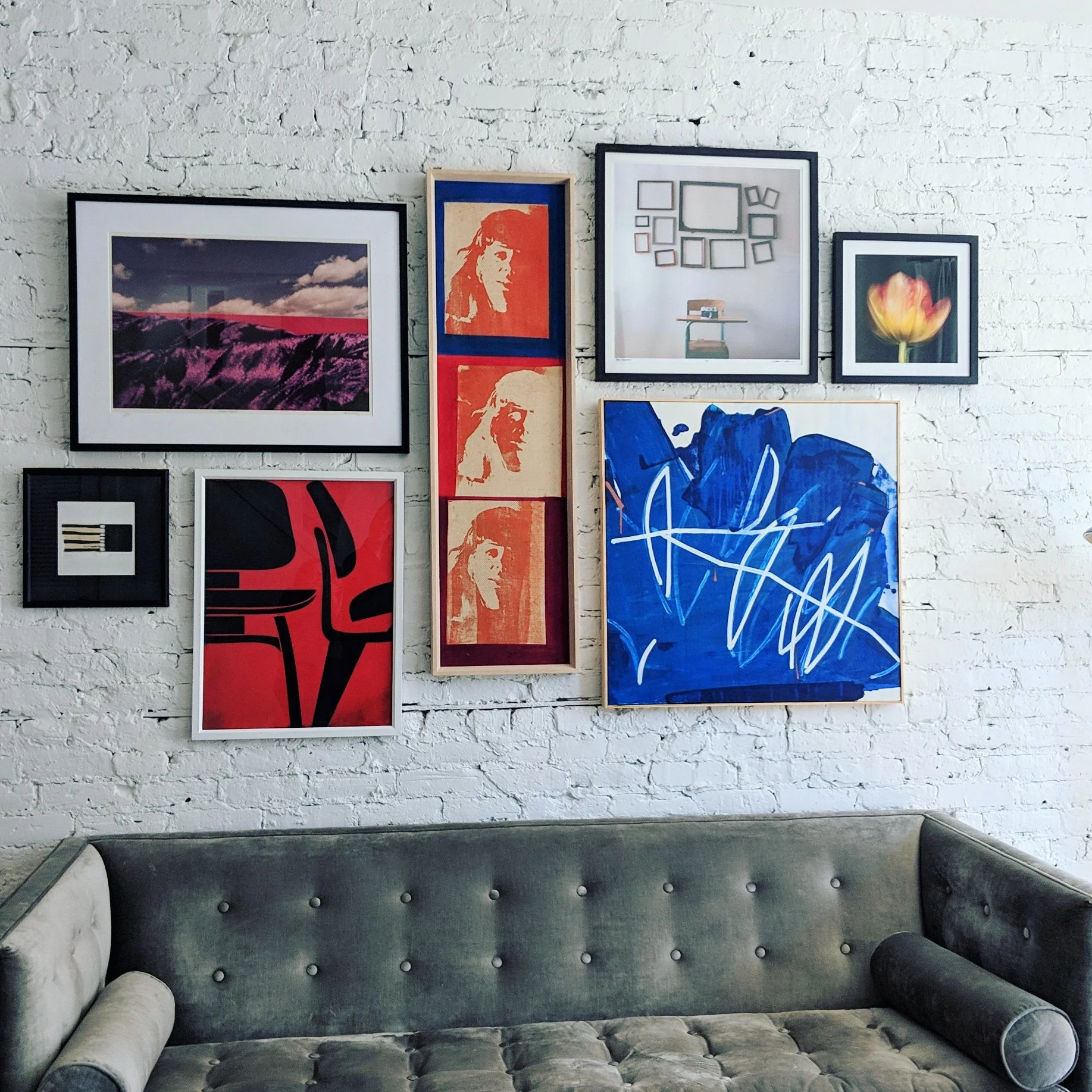 Gallery Wall Art Collection, Private Residence Chicago