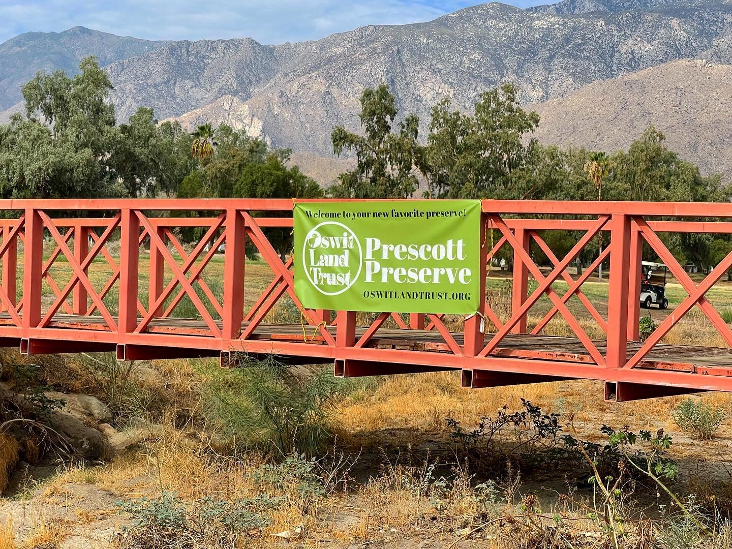 Thanks to the hard work of the Oswit Land Trust, and a seriously generous donation, Palm Springs suddenly has a lot more open space for residents and visitors to enjoy. Introducing #prescottpreserve, formerly the Mesquite Canyon Golf Course. We&rsquo