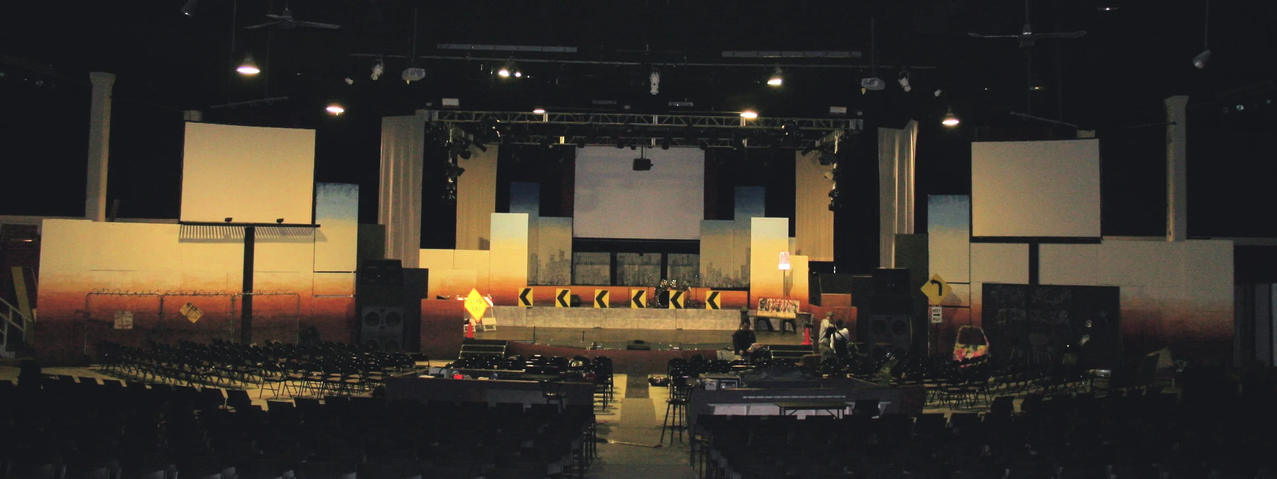 "Intersections" Mosaic LA (set design, scenic painter, construction coordinator)