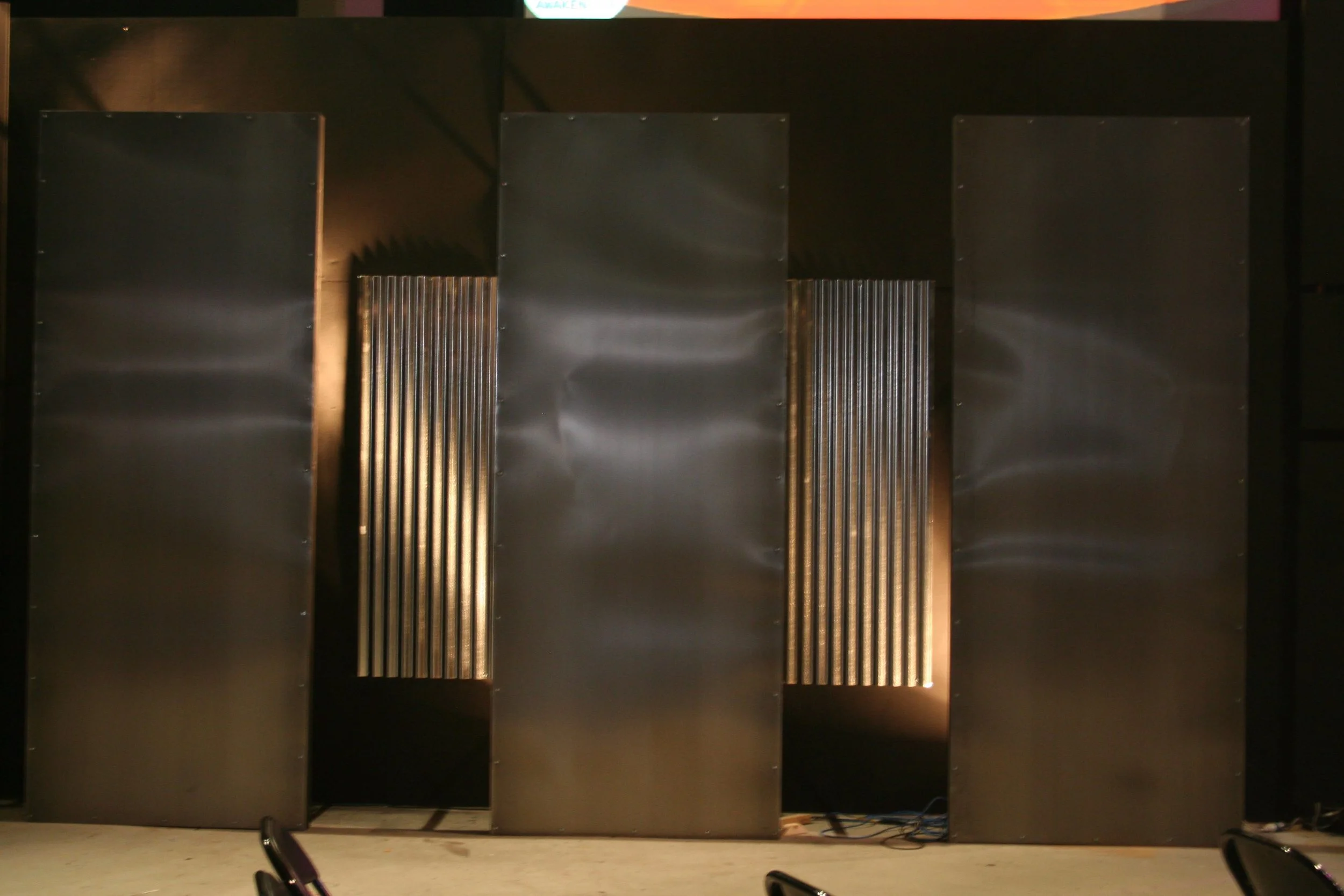 Mosaic Pasadena, side stage close up, fabrication & install