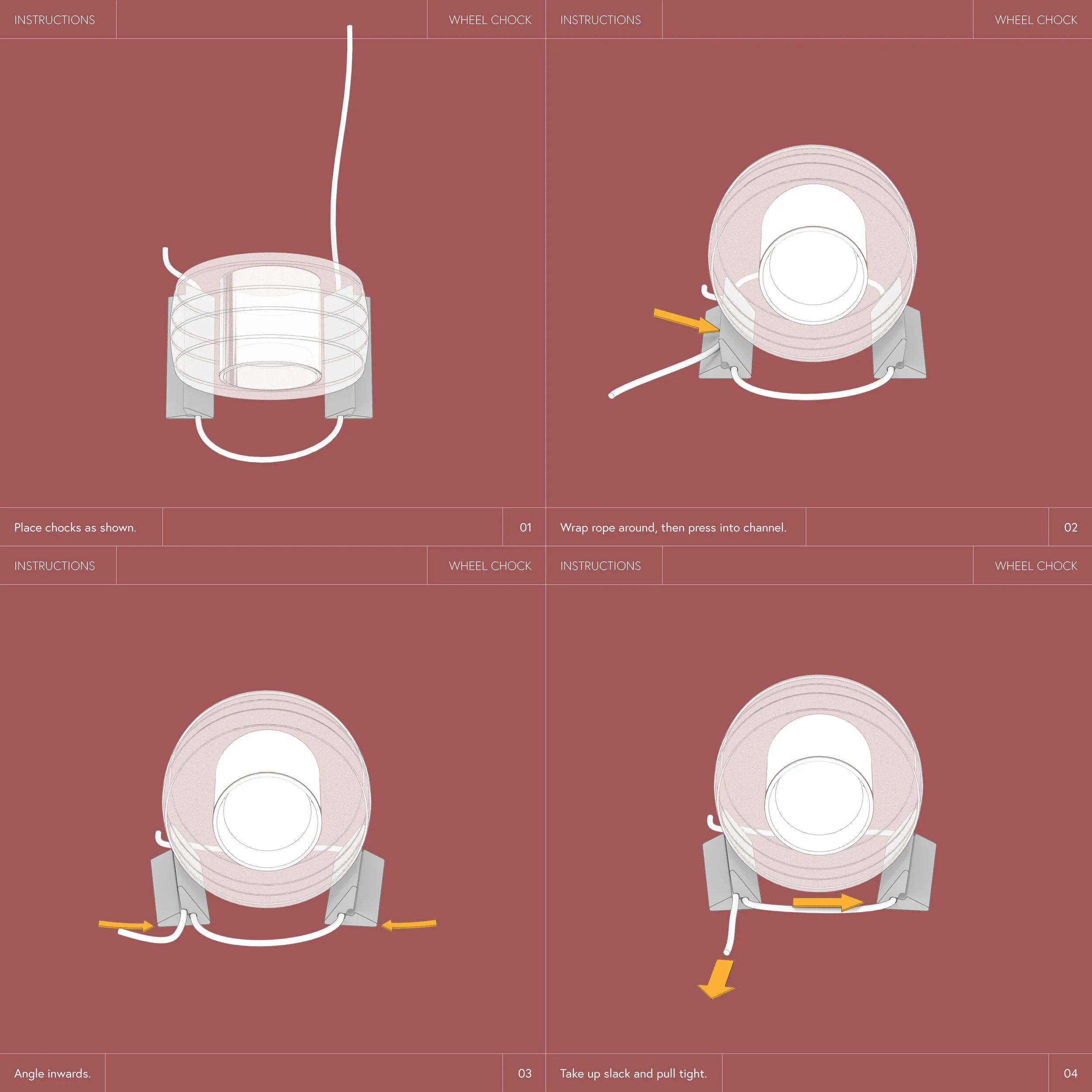 Wheel Chock Instructions