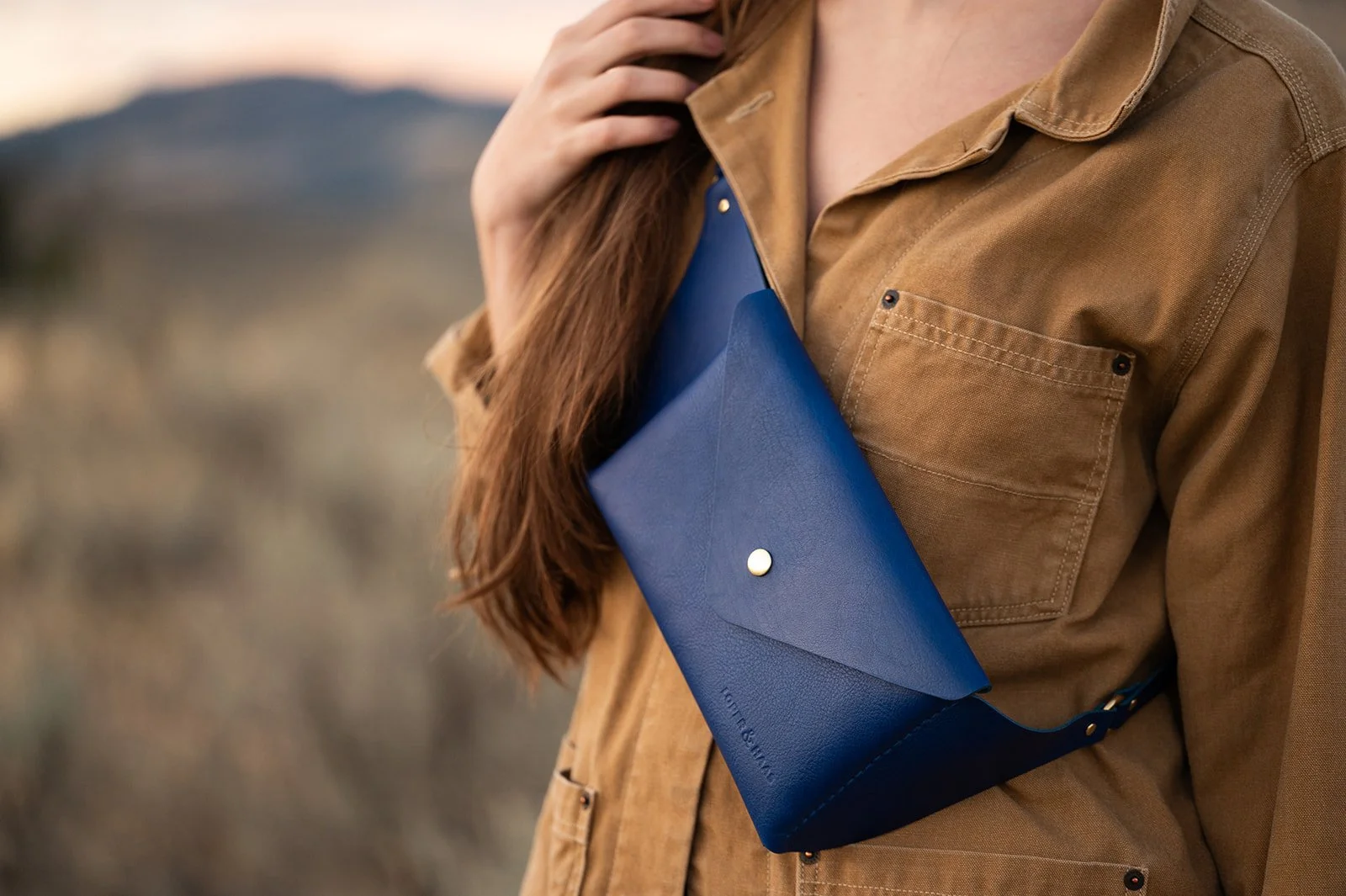 Day Off Leather Bag Cobalt