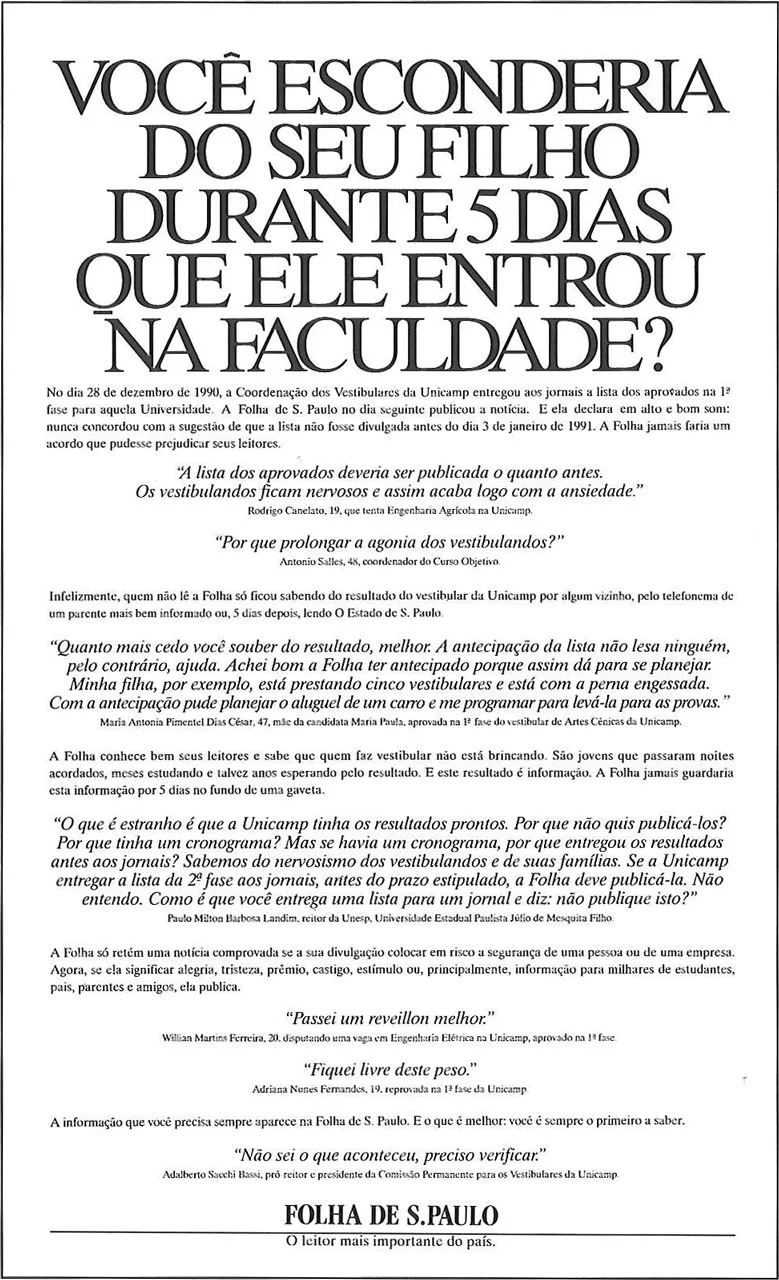 Folha de São Paulo - Vestibular