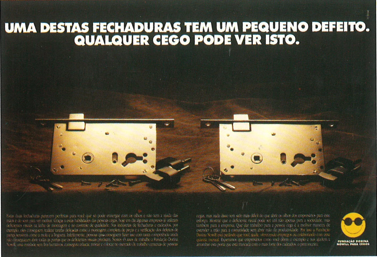 Fundação Dorina Nowill - Fechadura