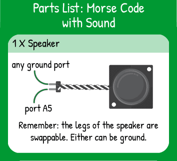 Morse Code With Sound Let S Start Coding Coding For Kids