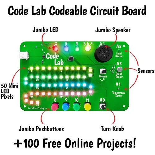 Code Lab STEM Kit for Kids 8-12 | Let's Start Coding | Coding for Kids
