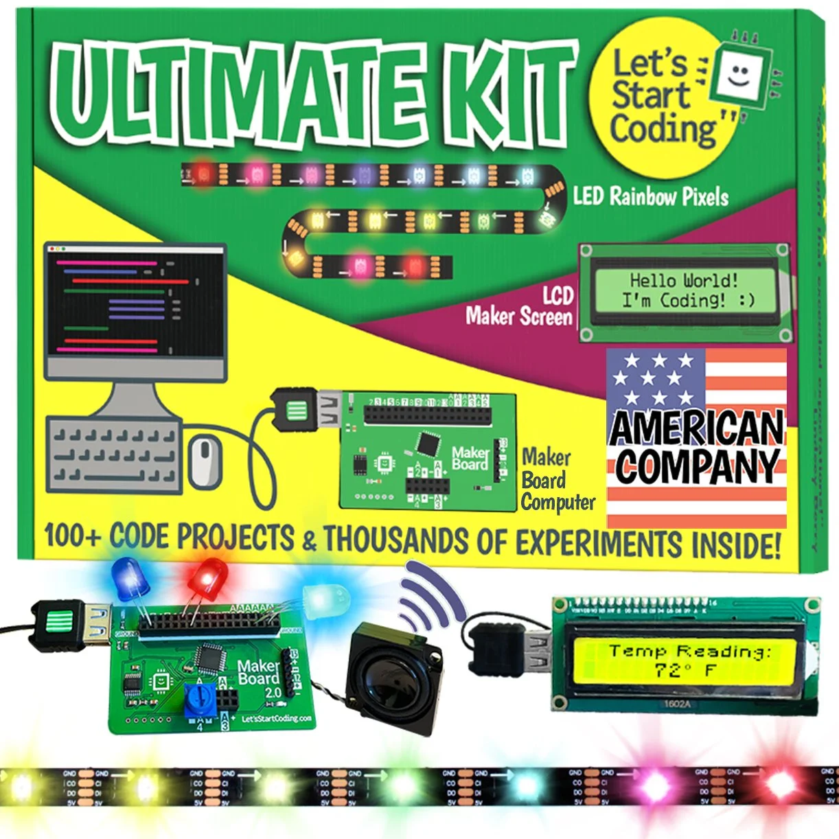 Ultimate Box closed with components out front and USA flag.jpg