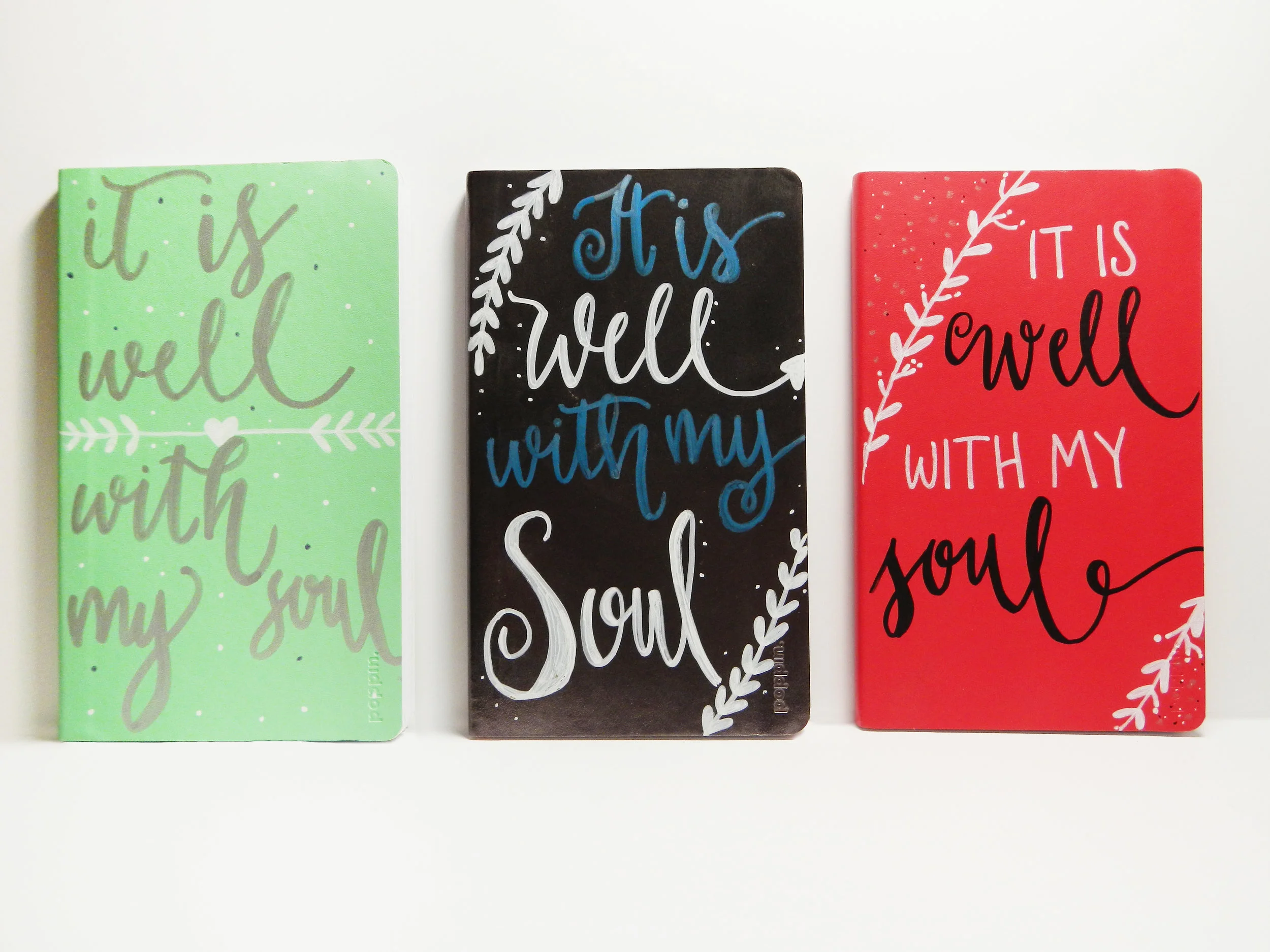"It is Well with my Soul" Hand Drawn Journal