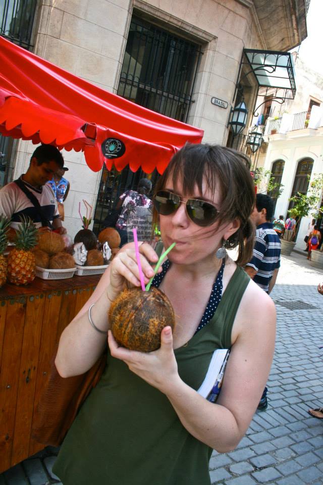 You would never know she was a tourist!