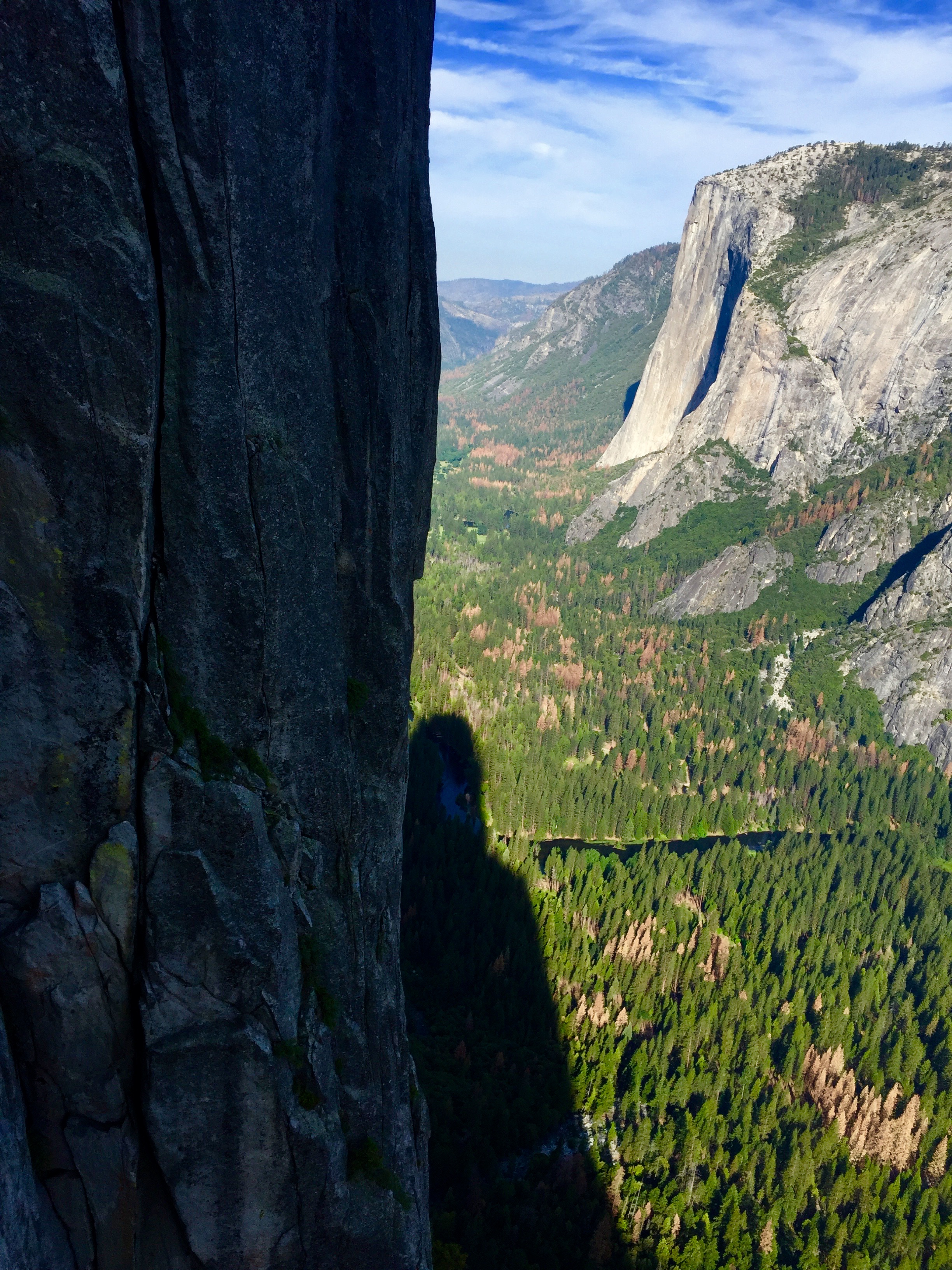 Looking south from halfway up the C-H. 