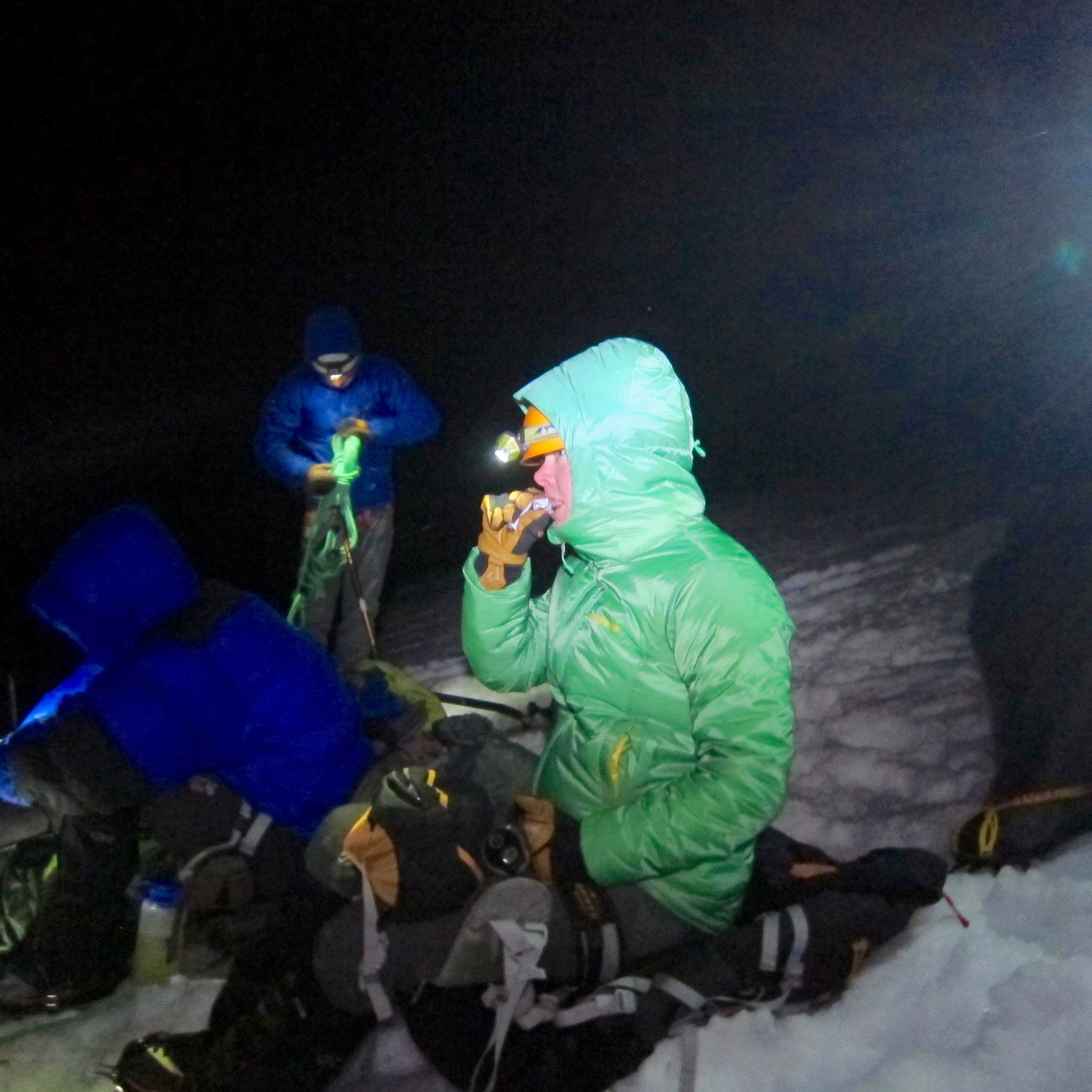 Summit day! We started at 1:00am and were on the summit shortly after dawn.