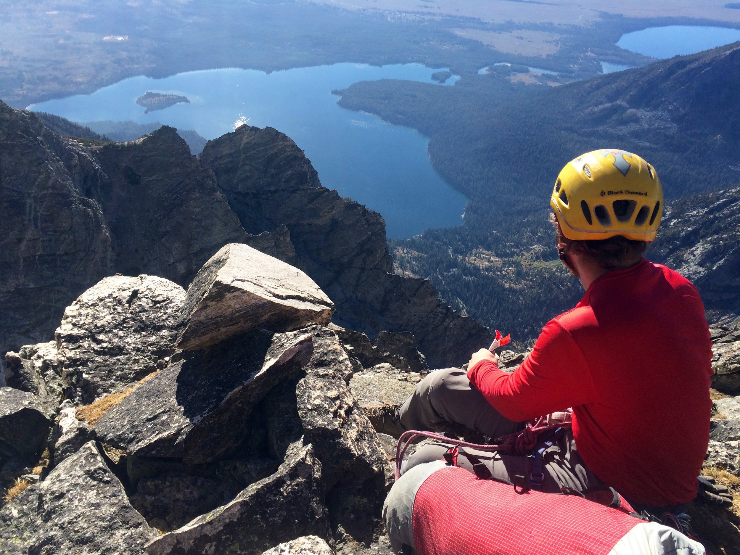 Snack time, with an awesome view!