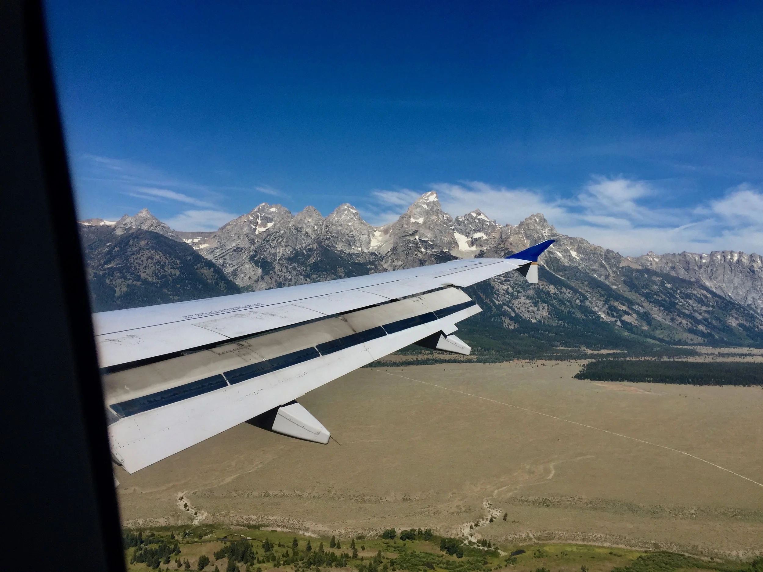 When you look out of the window when your plane is landing and you see this, you know it's going to be a great trip!