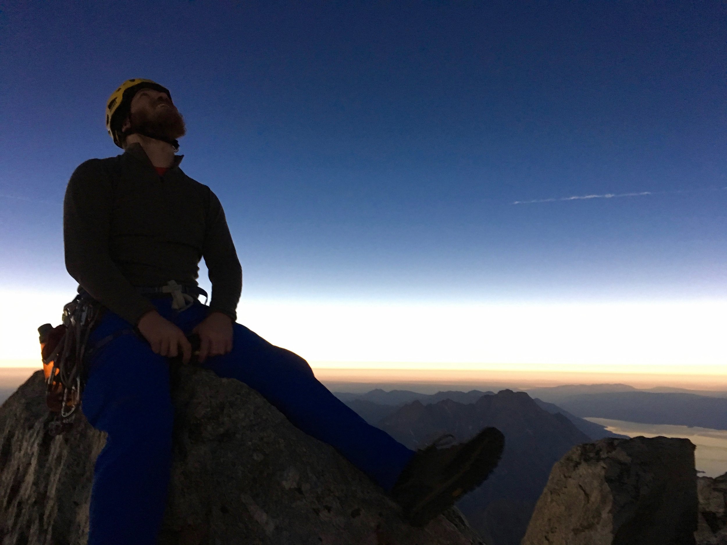 Watching totality! The entire horizon looked like a sunset. Before and after totality we could see the shadow of the moon moving across the landscape. Incredible!