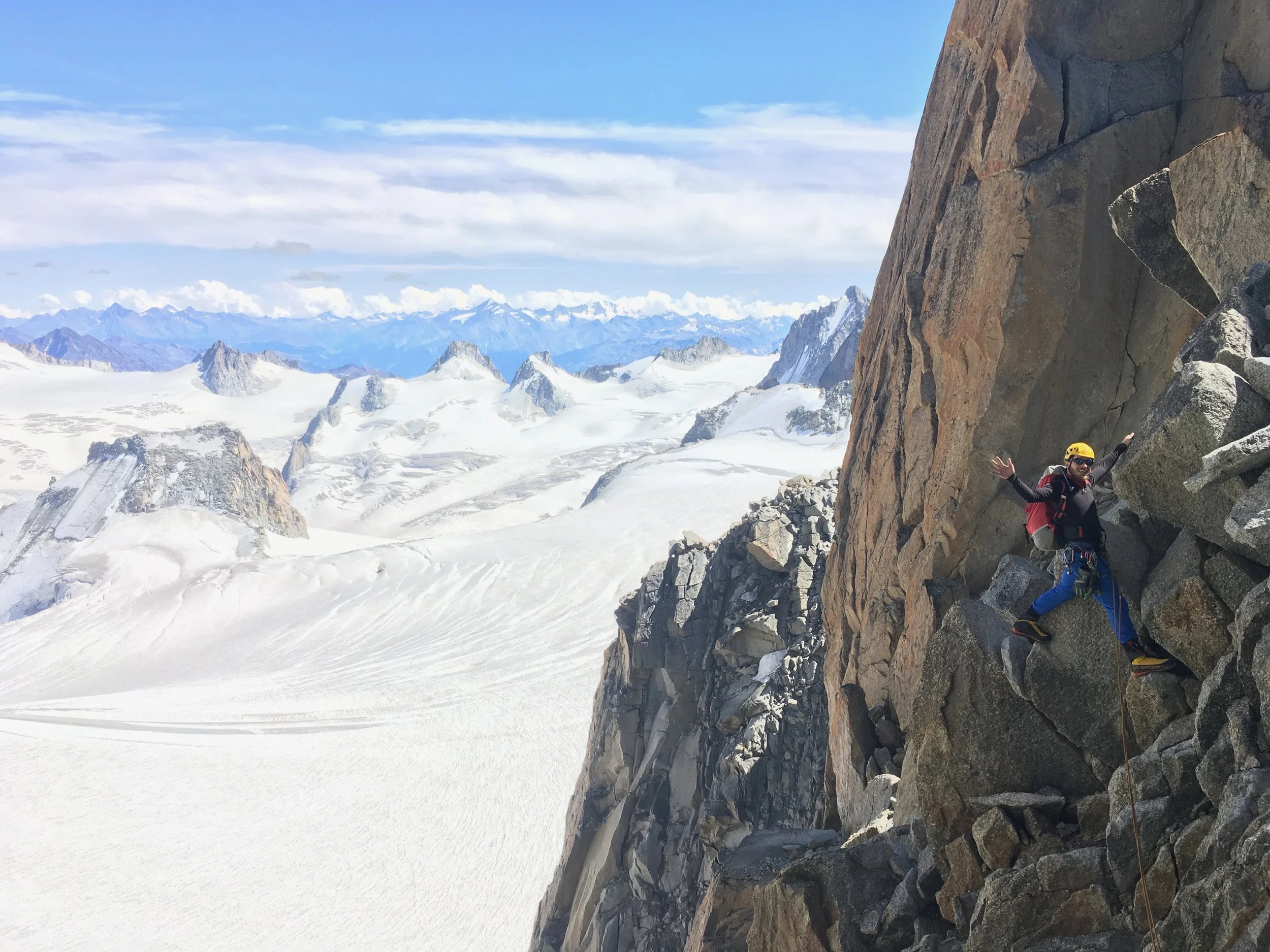 Great exposure for an AD climb!