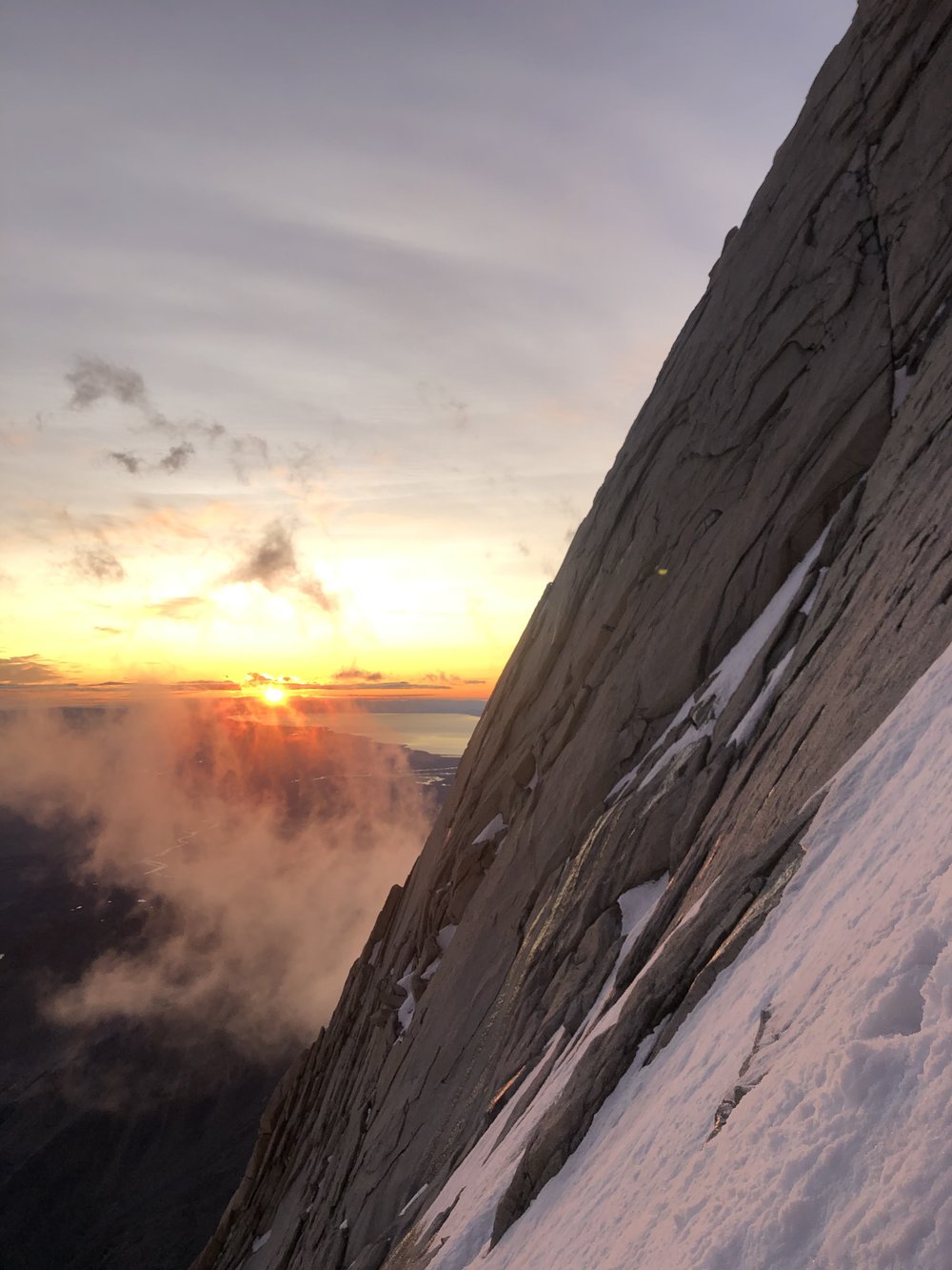 Nearing the top of the Whillans Ramp