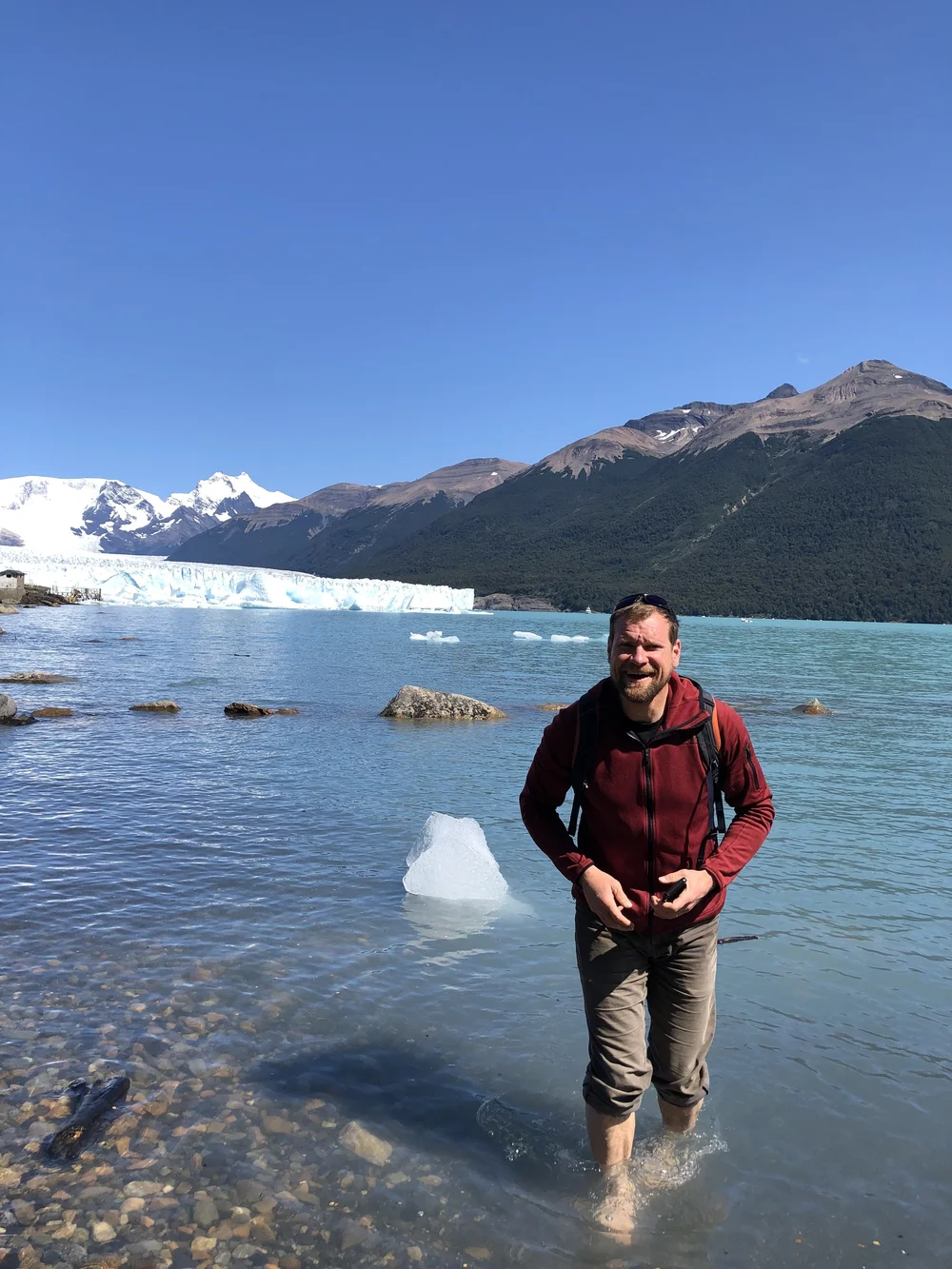 Trying to find an iceberg to bring home