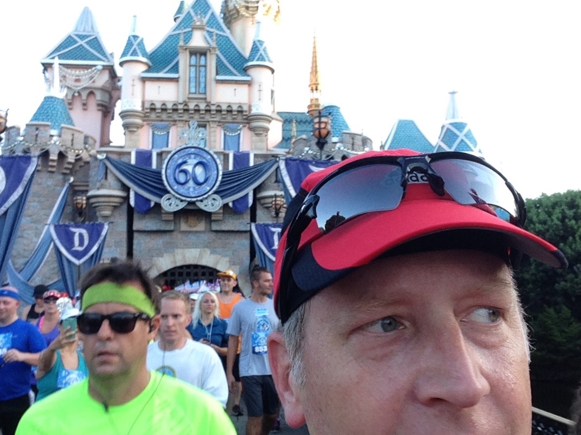 That's me, at Cinderella's Castle at Disneyland
