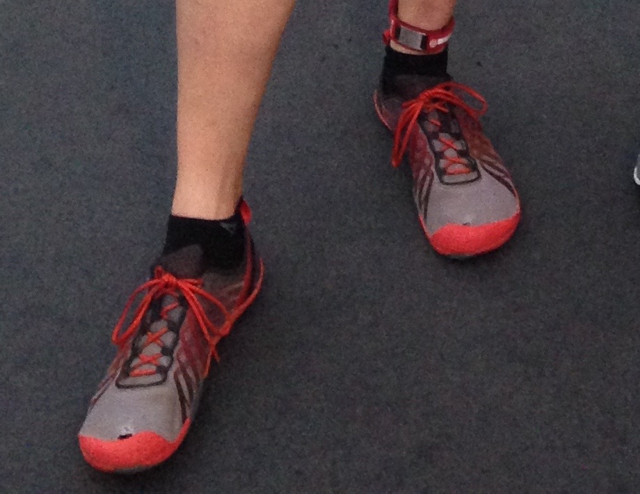 MY VAPOR GLOVES AFTER A HALF MARATHON. THEY DEVELOPED HOLES OVER MY BIG TOE EARLY ON, BUT NEVERTHELESS LASTED QUITE A WHILE!