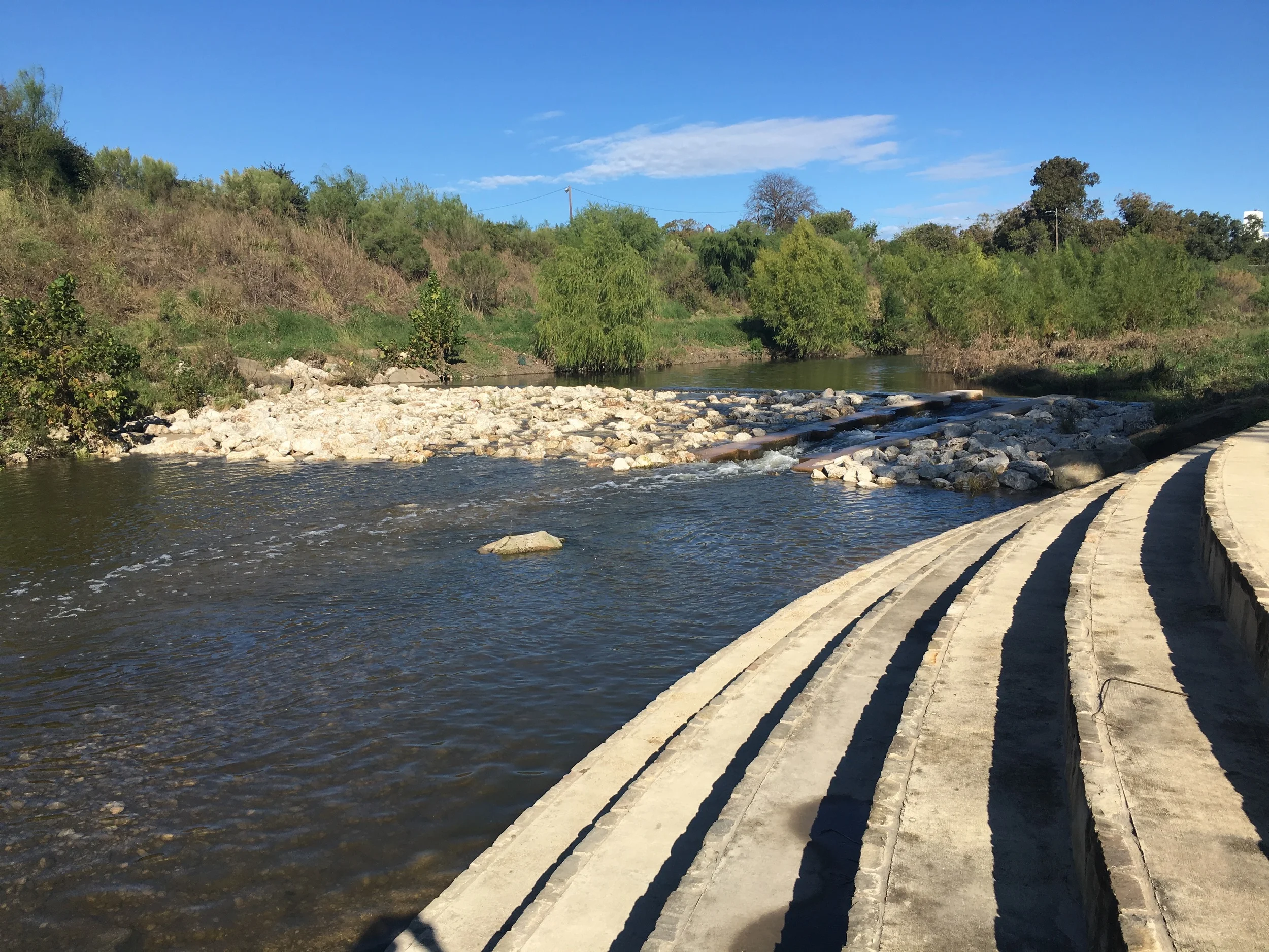 The river