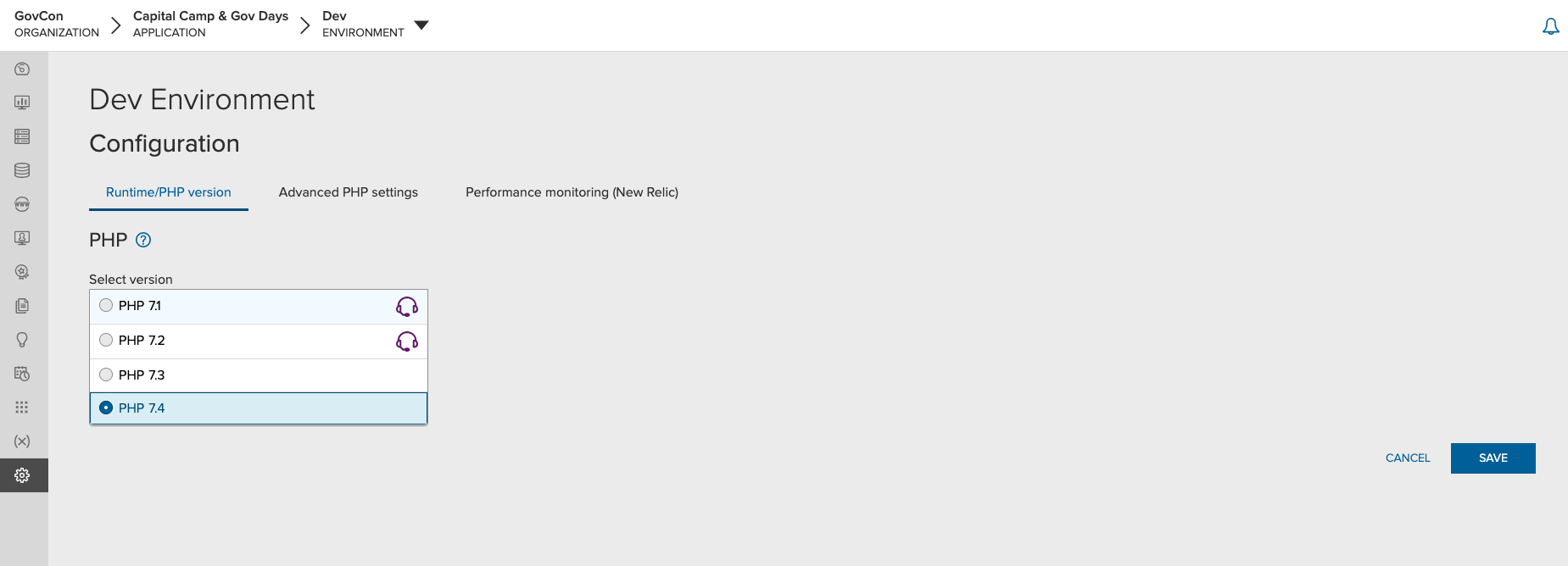 mac update php version mac update php version